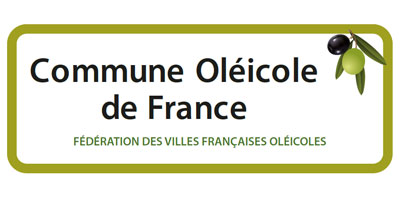 panneau ville oleicole commune huile olive midi france rectangle